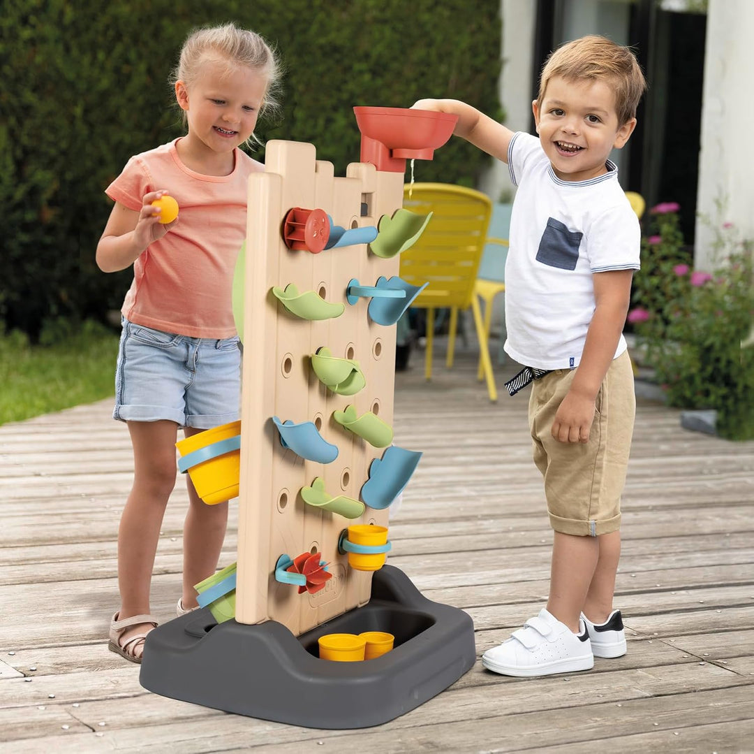 Smoby Life - Activity Wall - aus 84% Recyclingmaterial - Interaktiver Spielwand mit 6 Aktivitäten &