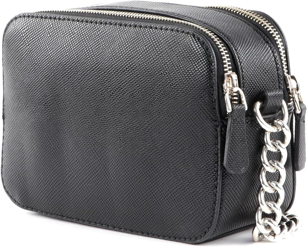 Guess Damen Noelle Crossbody Kamera Tasche Schwarz, Schwarz