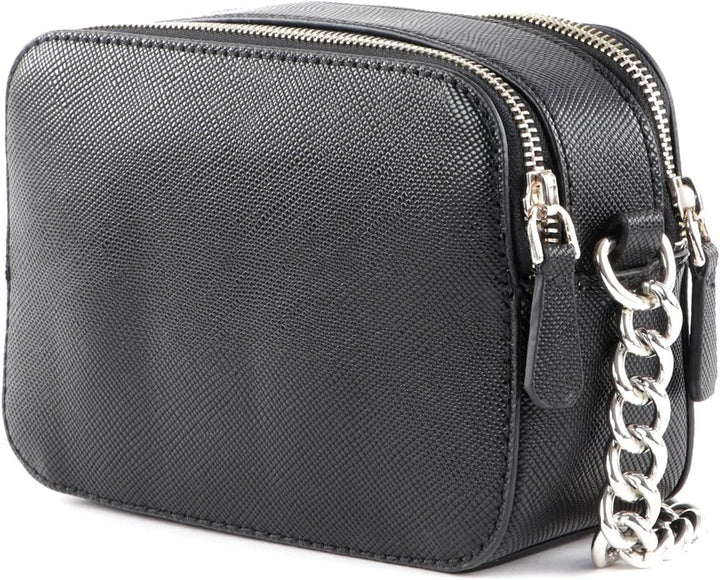 Guess Damen Noelle Crossbody Kamera Tasche Schwarz, Schwarz