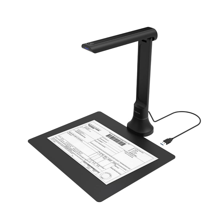 VIISAN DB8401 4K A4 Dokumentenscanner &amp; Buchscanner – 16MP Overhead Scanner für Dokumente &amp; Bücher,