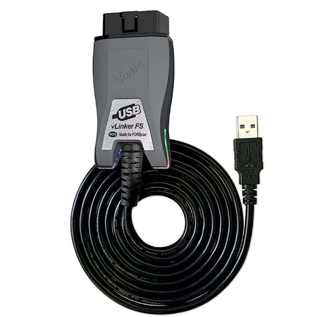Vgate vLinker FS OBD2 USB Adapter for FORS-can HS/MS-CAN Auto Switch