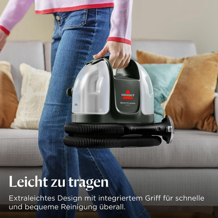 Bissell SpotClean Mini Polsterreiniger Gerät mit Kabel, Tragbarer Teppichreiniger, Optimal für schne