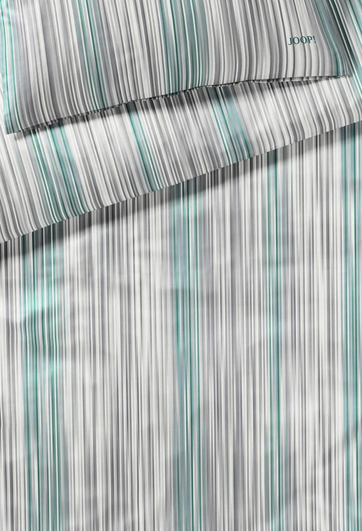 Joop! Bettwäsche Pinstripe jade 1 Bettbezug 200 x 200 cm + 2 Kissenbezüge 80 x 80 cm, 1 Bettbezug 20