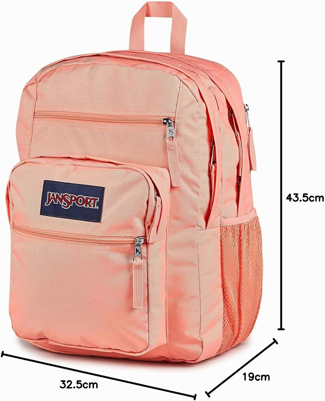 JANSPORT Big Student Grosser Rucksack, 15 Inch Laptop Laptopfach, Peach Bum Peach Bum BIG STUDENT, P