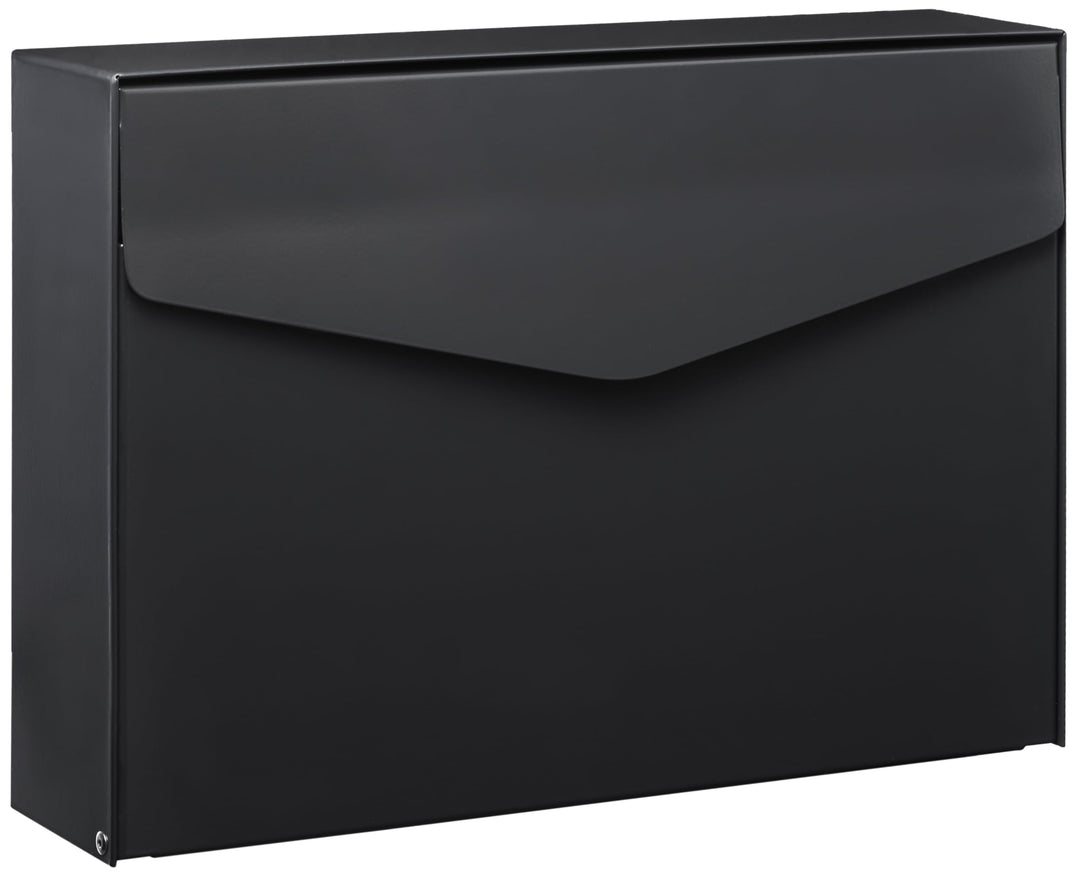 MEFA by Renz Letter 110 (Farbe Anthrazitgrau - RAL 7016, Postkasten mit Sicherheitsschloss, Designbr