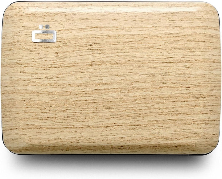 OGON Aluminium Geldbörse Smart Case V2 - Einfache Lagerung - Metallverschluss - Kartenetui mit RFID-
