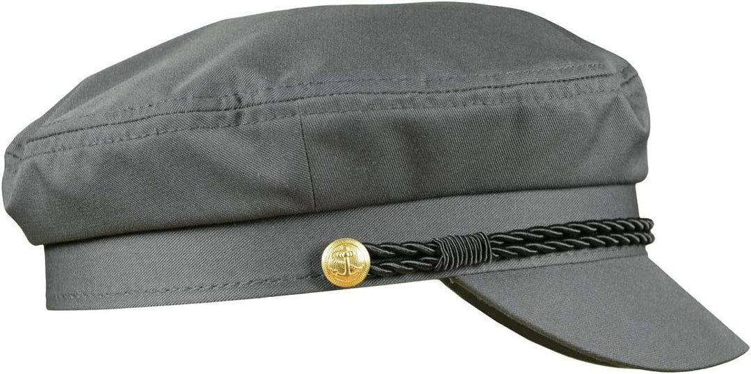 MADSea Unisex Elbsegler Gold Edition Schirmkappe M Grau, M Grau