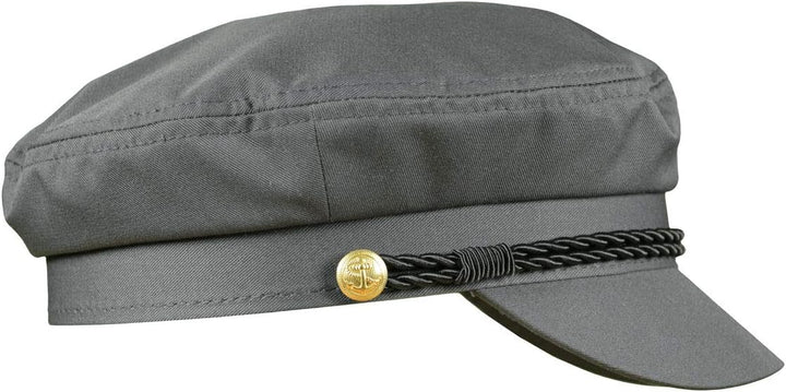 MADSea Unisex Elbsegler Gold Edition Schirmkappe M Grau, M Grau
