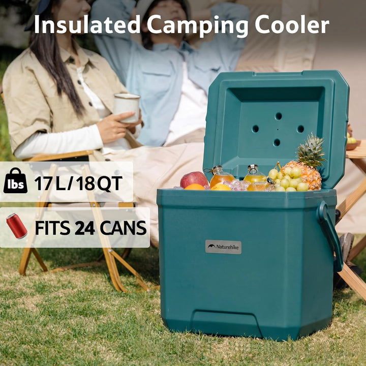 Naturehike Kühlbox 17 Liter/24 Liter/36 Liter Thermobox hochwertige PU Isolierbox 48 Std. Kühlleistu