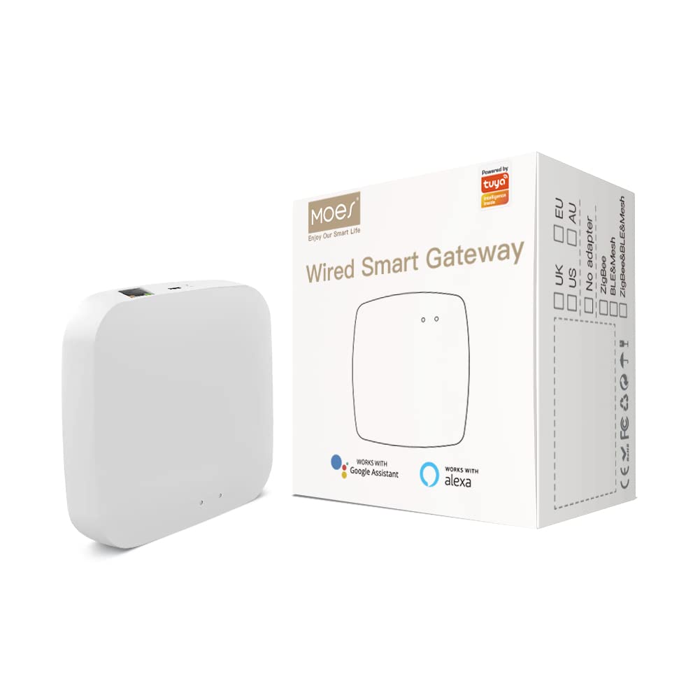 MOES Tuya ZigBee Wired Smart Gateway/Hub für Tuya ZigBee Produkt, Smart Life APP Drahtlose Fernbedie