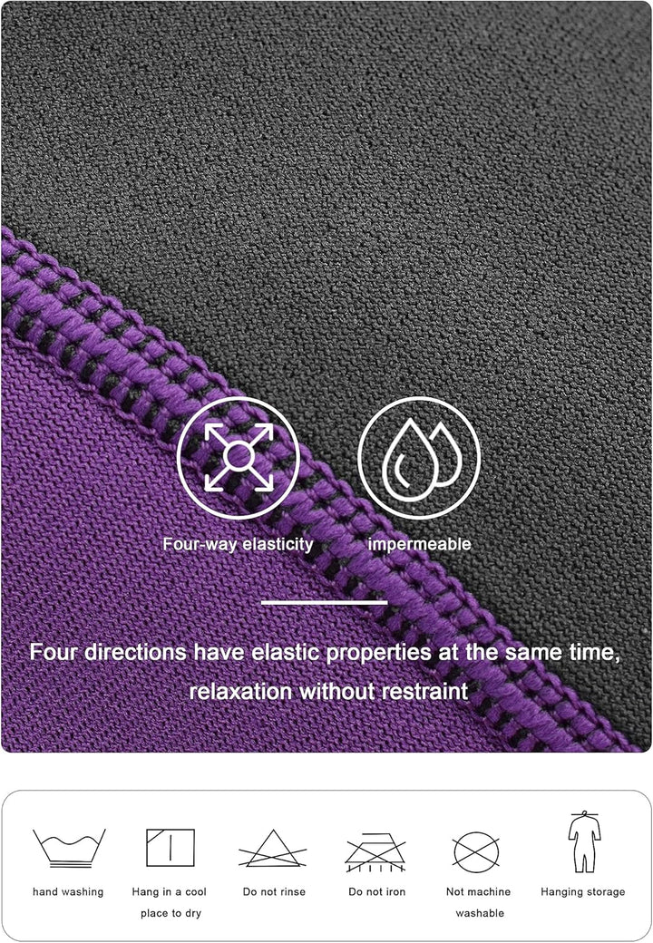 Mädchen 2.5mm Neoprenanzug Kinder Einteiler Tauchanzug Kurzarm Shorty Badeanzug Patchwork Sonnenschu