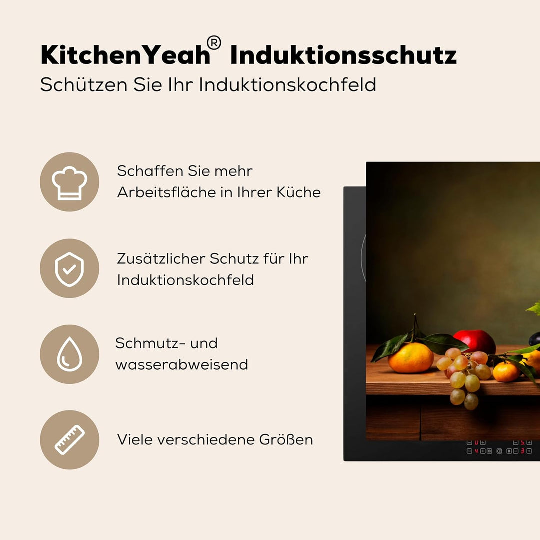 Herdabdeckplatte Einteilig Herdabdeckung Abdeckplatte für Ceranfeld Abdeckung Induktionskochfeld Auf
