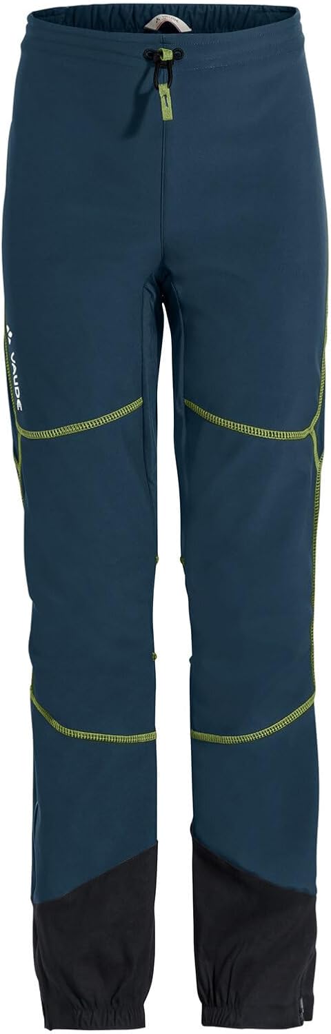 VAUDE Kids Capacida Pants - Softshellhose Kinder 134-140 Dark Sea/Green, 134-140 Dark Sea/Green