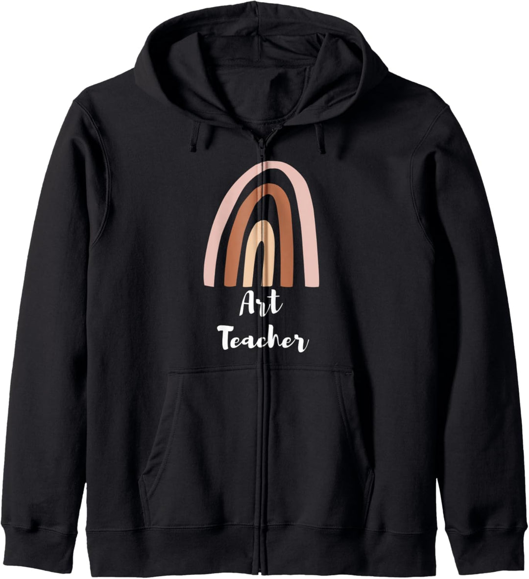 Regenbogen Design Art Lehrer Geschenk Pastell Farbe Kapuzenjacke