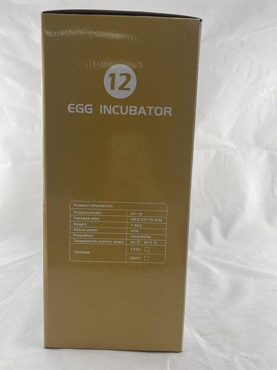 Smart Mini Egg Hatching 12 Eier Inkubator Automatische Temperaturregelung Hatcher für Hühner, Enten,