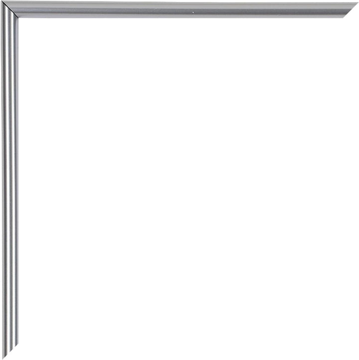 yd. Your Decoration - Bilderrahmen 35x45 cm - Silber Hochglanz - Bilderrahmen aus Kunststoff mit Acr