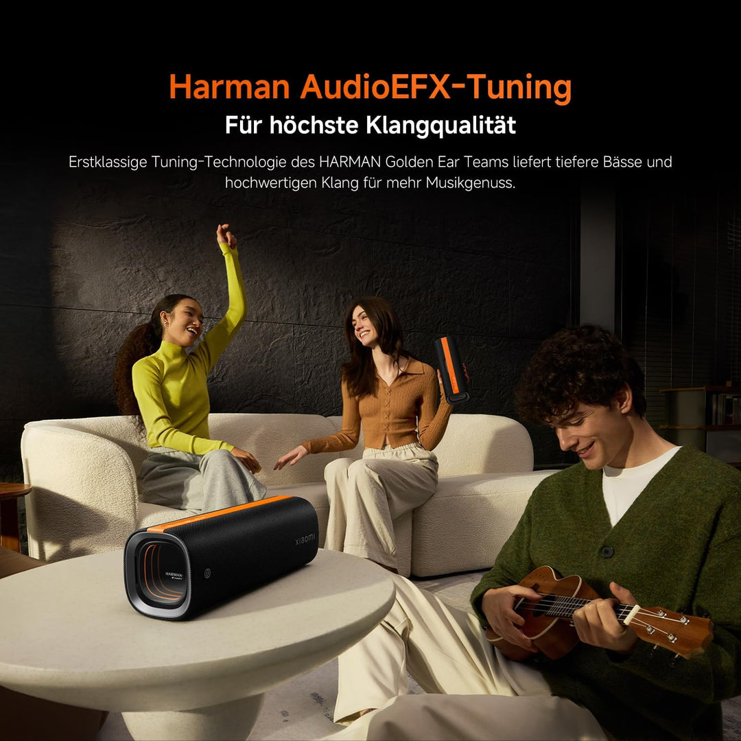 XIAOMI Sound Party - 50W Leistung, Wasser-und Staubresistent nach IP67, Harman AudioEFX, TWS Modus f