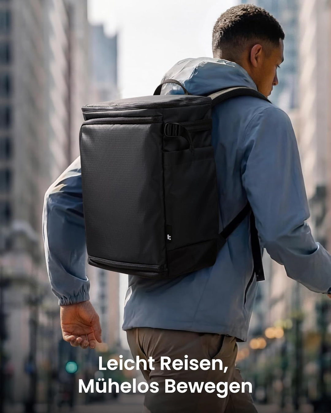 tomtoc 22-28L Reiserucksack, TSA-freundlicher Handgepäck Rucksack, Wasserdichter Ryanair 40x30x20 Ru