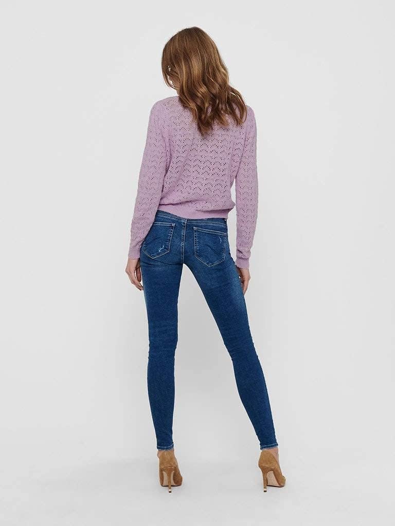ONLY Damen Strickjacke Malou helllila L