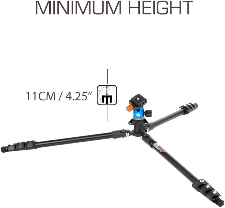 3 Legged Thing Patti 2.0 Flip Lock Stativ mit AirHed Mini Ocean Blue Ozeanblau, Ozeanblau