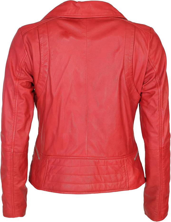 MAZE Damen Lederjacke 4202129 S chili, S chili