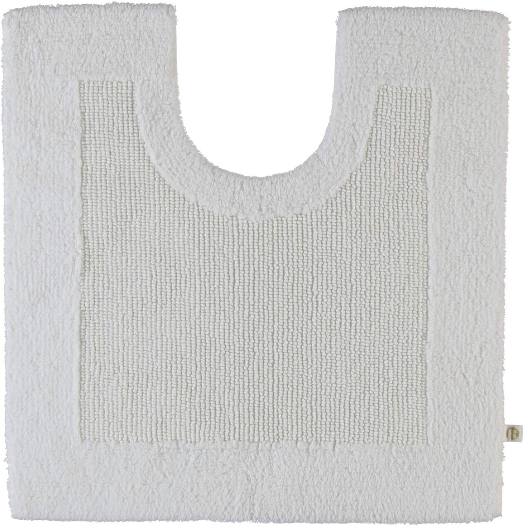RHOMTUFT 4515316078 Badteppich mit Aussparung Prestige 60 x 60 cm, Aqua 60 x 60 cm WC-Vorleger mit A