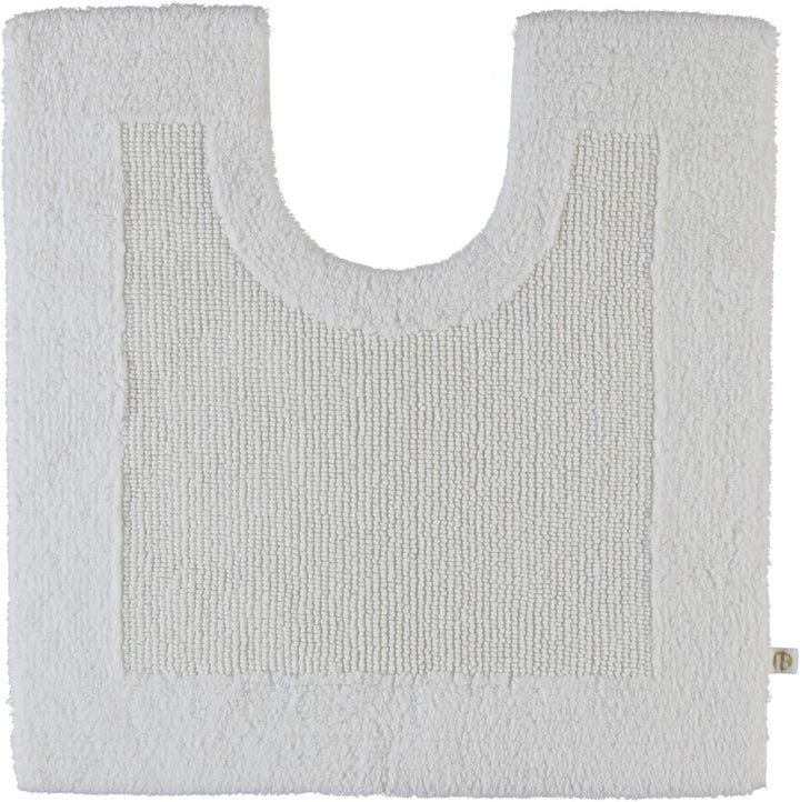 RHOMTUFT 4515316078 Badteppich mit Aussparung Prestige 60 x 60 cm, Aqua 60 x 60 cm WC-Vorleger mit A
