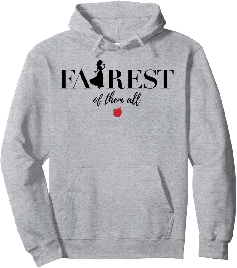 Disney Snow White Fairest Of Them All Silhouette Quote Pullover Hoodie