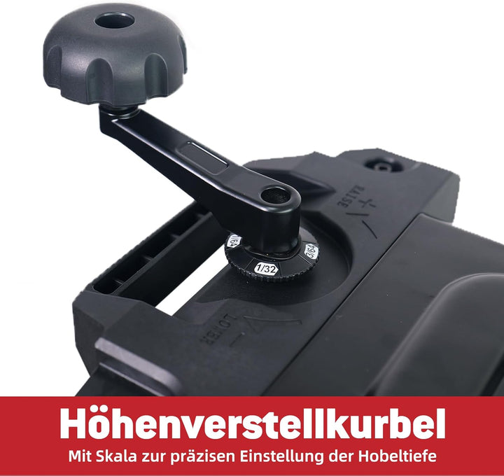 Bucktool Dickenhobelmaschine 330 mm, 1800 W, 9500 U/min, Durchlasshöhe/-breite 152/330 mm, max. 3 mm