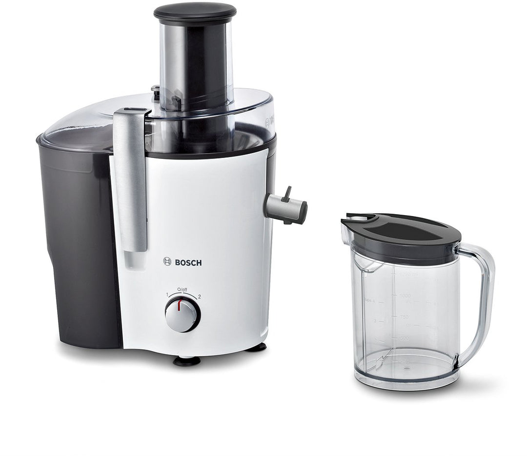 Bosch Entsafter VitaJuice 2 MES25A0, elektrische Saftpresse für Obst und Gemüse, grosser Einfüllscha