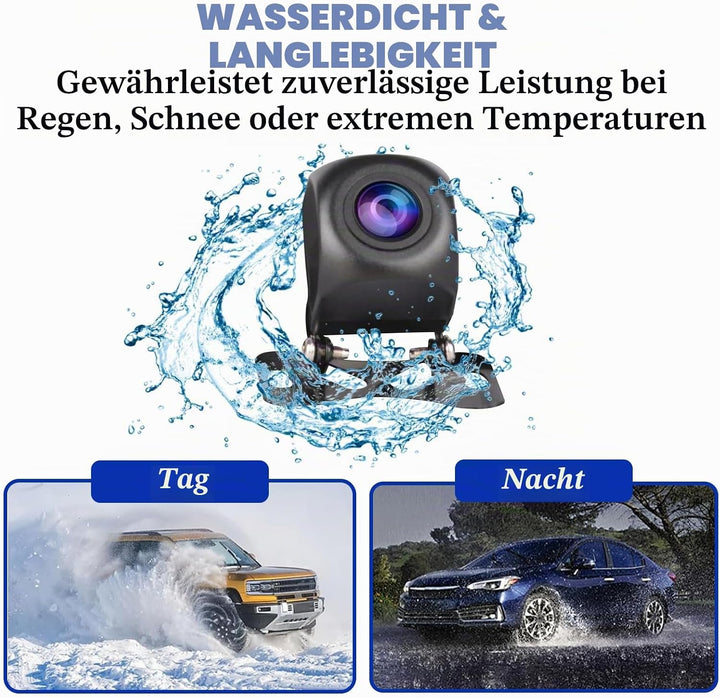 Backup Camera car AHD Rückfahrkamera Kompatibel mit Kttcorlp Radios, Night Vision Waterprof Rückfahr