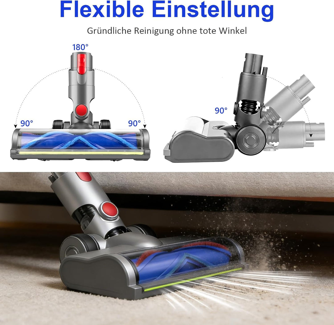 Bürste Ersatzteile für Dyson V7 V8 V10 V11 V15 Staubsaugern Bodenbürste, Teil Direktantrieb Reiniger