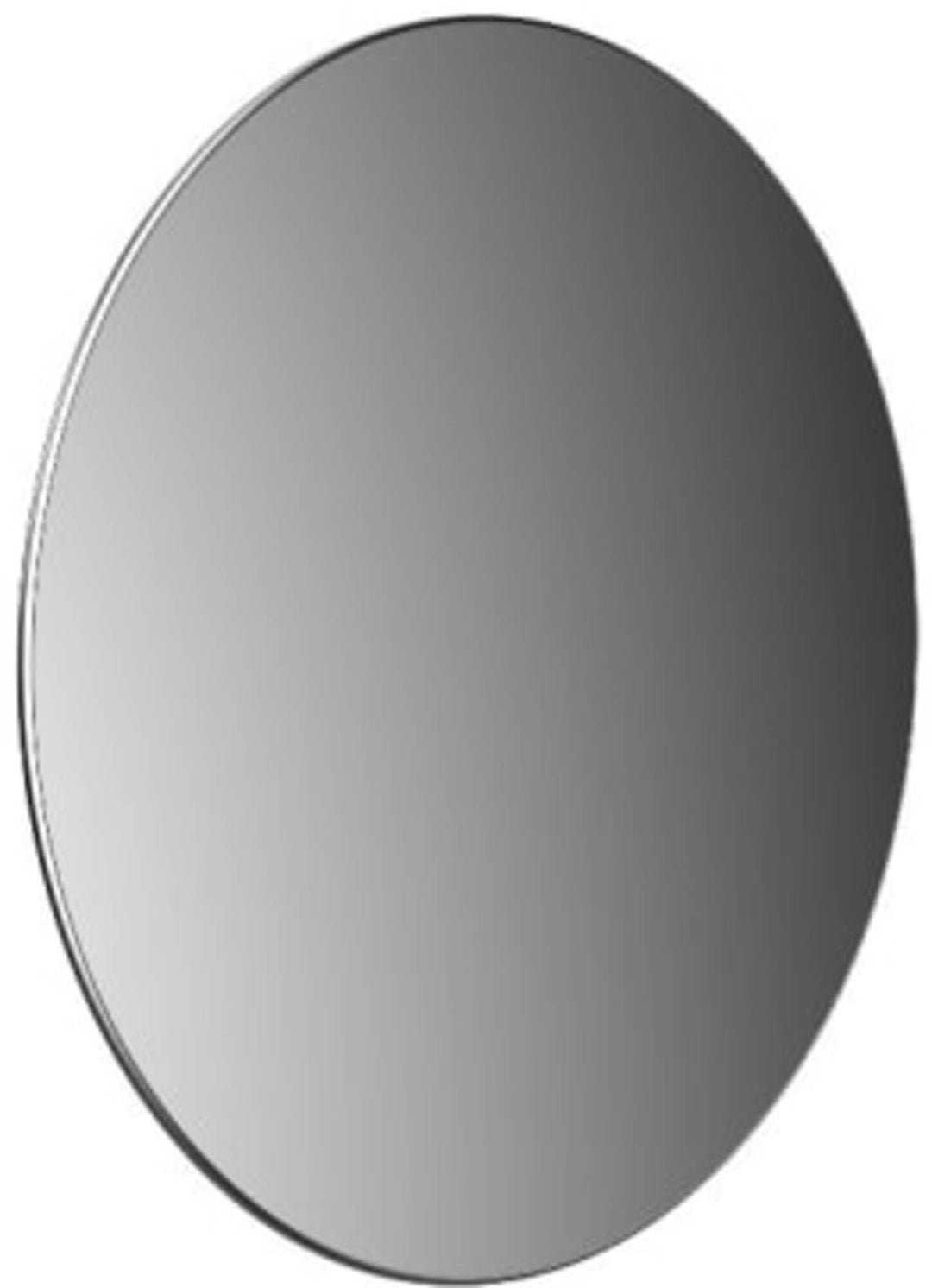 EMCO Pure Klebespiegel Rund (Ø 153 mm) 5-fach Vergrösserung fürs Badezimmer in Chrom - Spiegel, Mass