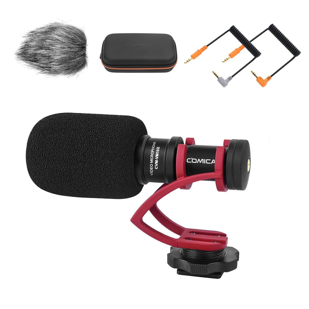 comica Kamera Mikrofon, CVM-VM10II Richtmikrofon Cardioid Shotgun Video Camcorder Mikrofon für Canon