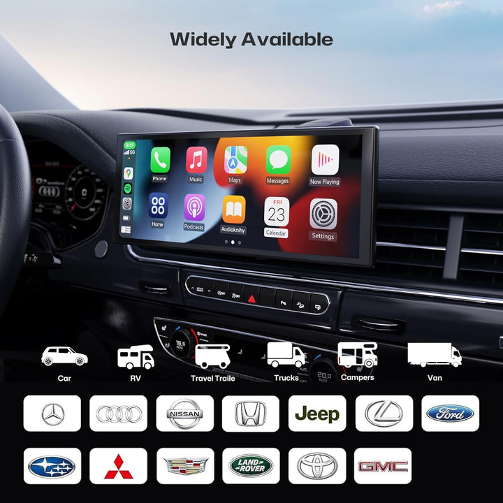INNOVV 10,3-Zoll-Carplay-Bildschirm für Autos, 1920 * 720 IPS-Touchscreen-Autoradio mit GPS-Navigati