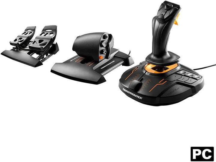 Thrustmaster T16000M FCS Flight Pack - Joystick, Throttle und Rudder Pedals für PC