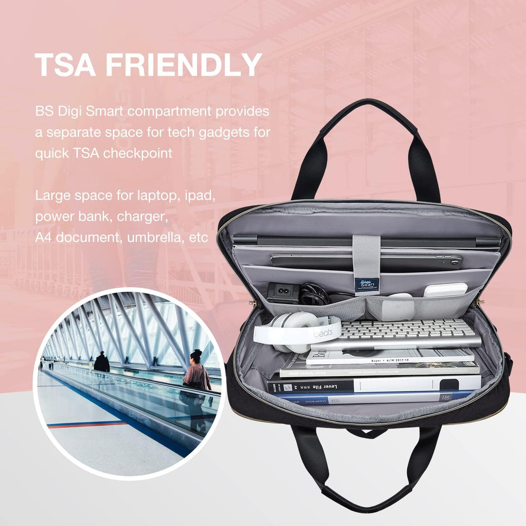 BAGSMART Laptoptasche für Damen, 15,6 Zoll Laptoptasche Computertasche, Laptop Tasche Business Akten