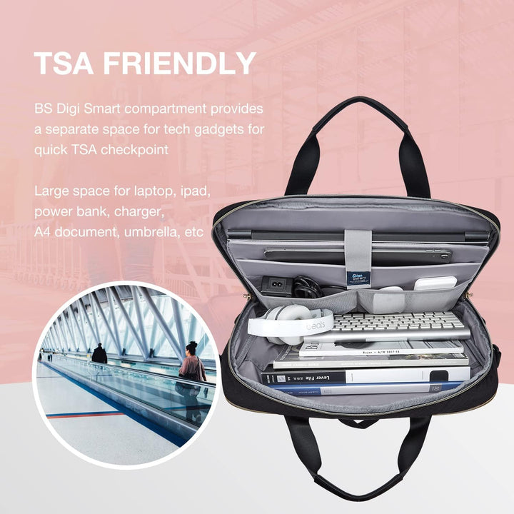 BAGSMART Laptoptasche für Damen, 15,6 Zoll Laptoptasche Computertasche, Laptop Tasche Business Akten