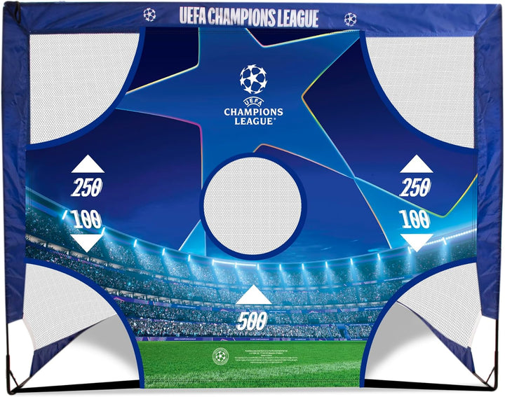 Offiziell Lizenziertes UEFA Champions League-Tor – 1,22 m x 0,91 m mit Zielscheibe, UCL tragbares Ne