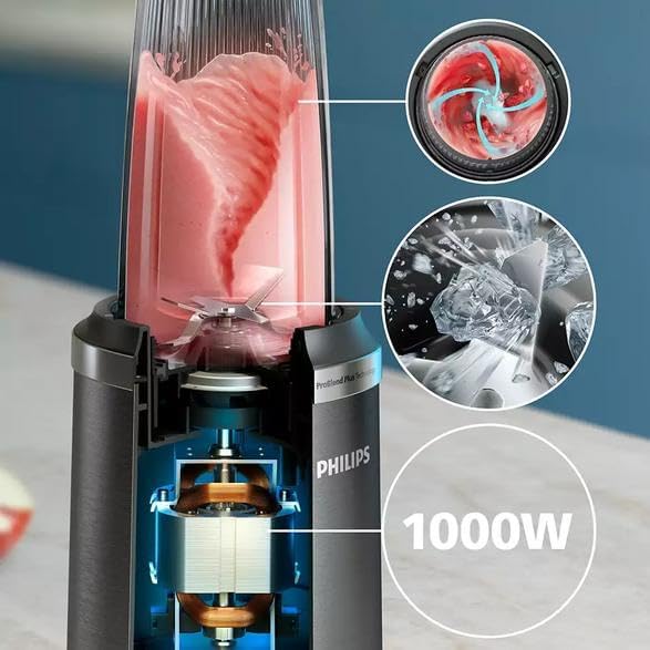 PHILIPS HR2767/00 Entsafter 1000 Watt, Silber
