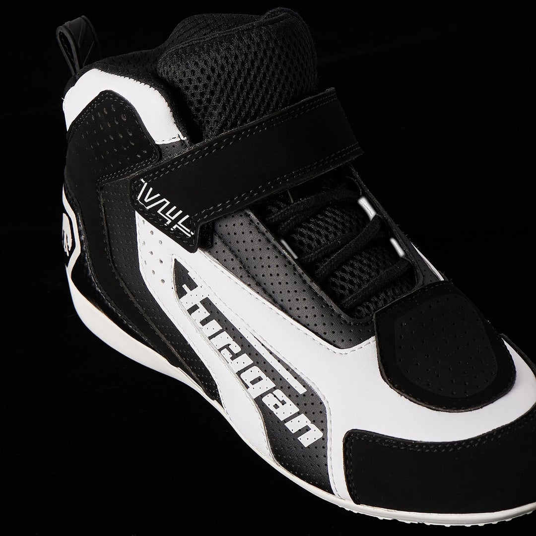 Furygan V4 Vented Motorradschuhe 39 EU Schwarz Weiss, 39 EU Schwarz Weiss