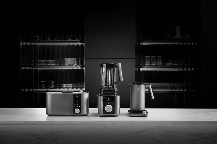 WMF Set 2-teilig Master Toaster Langschlitz motorisiert, Toaster 2 Scheiben, XXL-Toast, automatische