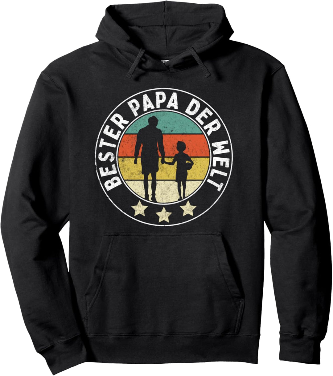 Bester Papa der Welt Familie Vintage Vatertag Pullover Hoodie