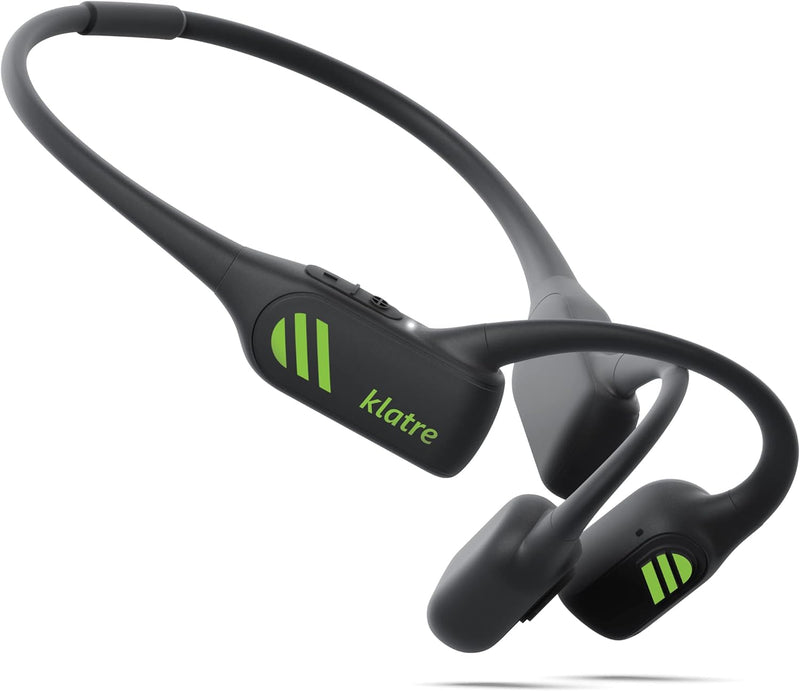 klatre Knochenschall Kopfhörer, Open-Ear Sportkopfhörer mit Mikrofon, Bluetooth 5.2 Bone Conduction