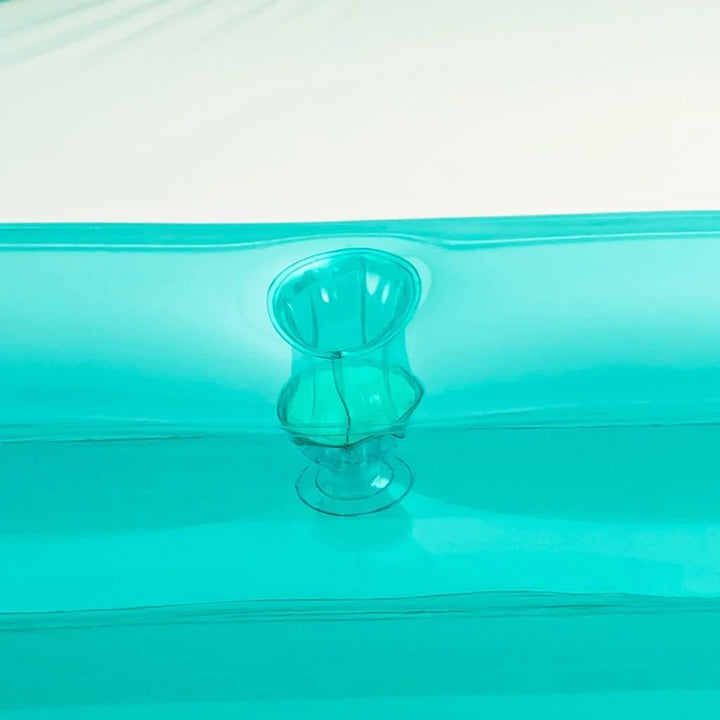 Funsicle AquaSplash 3.0 m Family Aufblasbarer Pool - 3-st�ckiger rechteckiger Swimmingpool mit trans