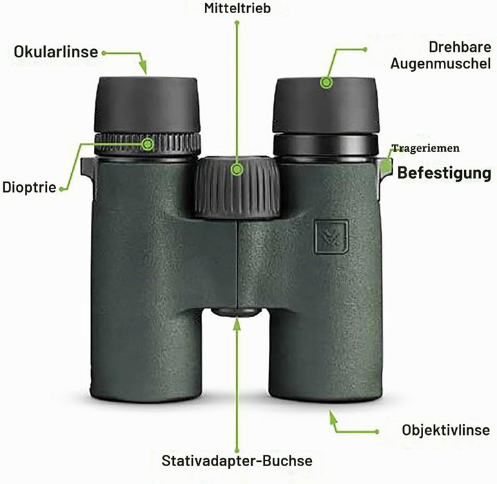 Vortex Optics Bantam HD 6,5 x 32 Jugendfernglas – HD optisches System, XR-Objektivbeschichtungen, Gu