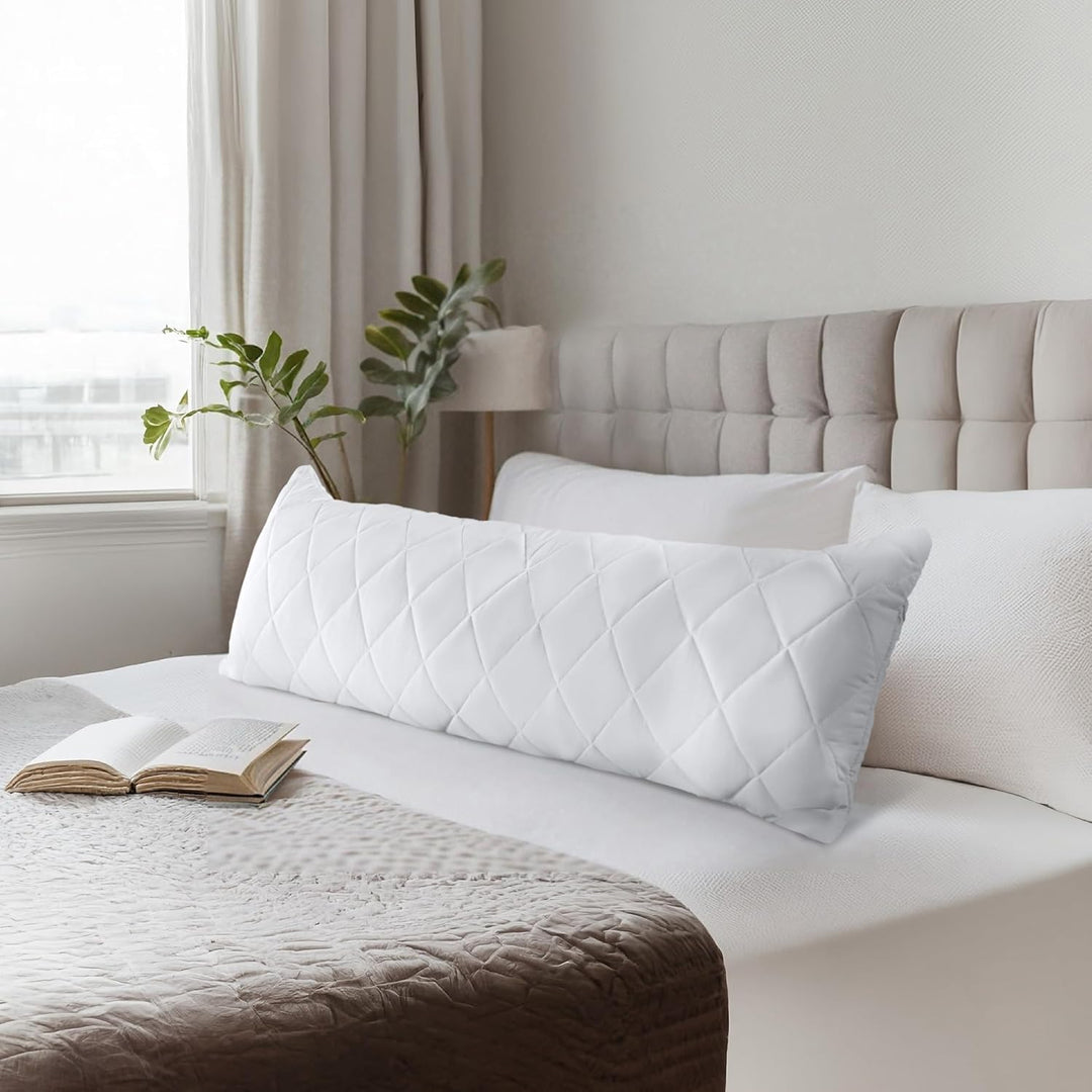 Utopia Bedding gestepptes Körperkissen, 40x145 cm Schwangerschafts- und Umstandskissen, Seitenschläf