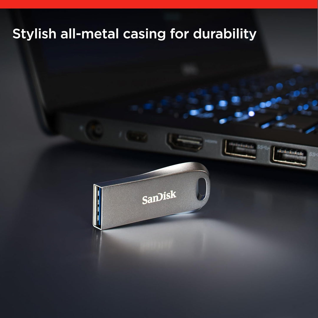 SANDISK Ultra Luxe USB Type-A USB Flash-Laufwerk 512 GB (USB 3.2 Gen 1- und USB 3.0-fähig, 400 MB/s,