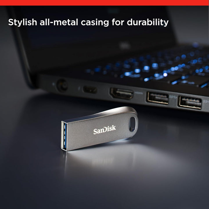 SANDISK Ultra Luxe USB Type-A USB Flash-Laufwerk 512 GB (USB 3.2 Gen 1- und USB 3.0-fähig, 400 MB/s,