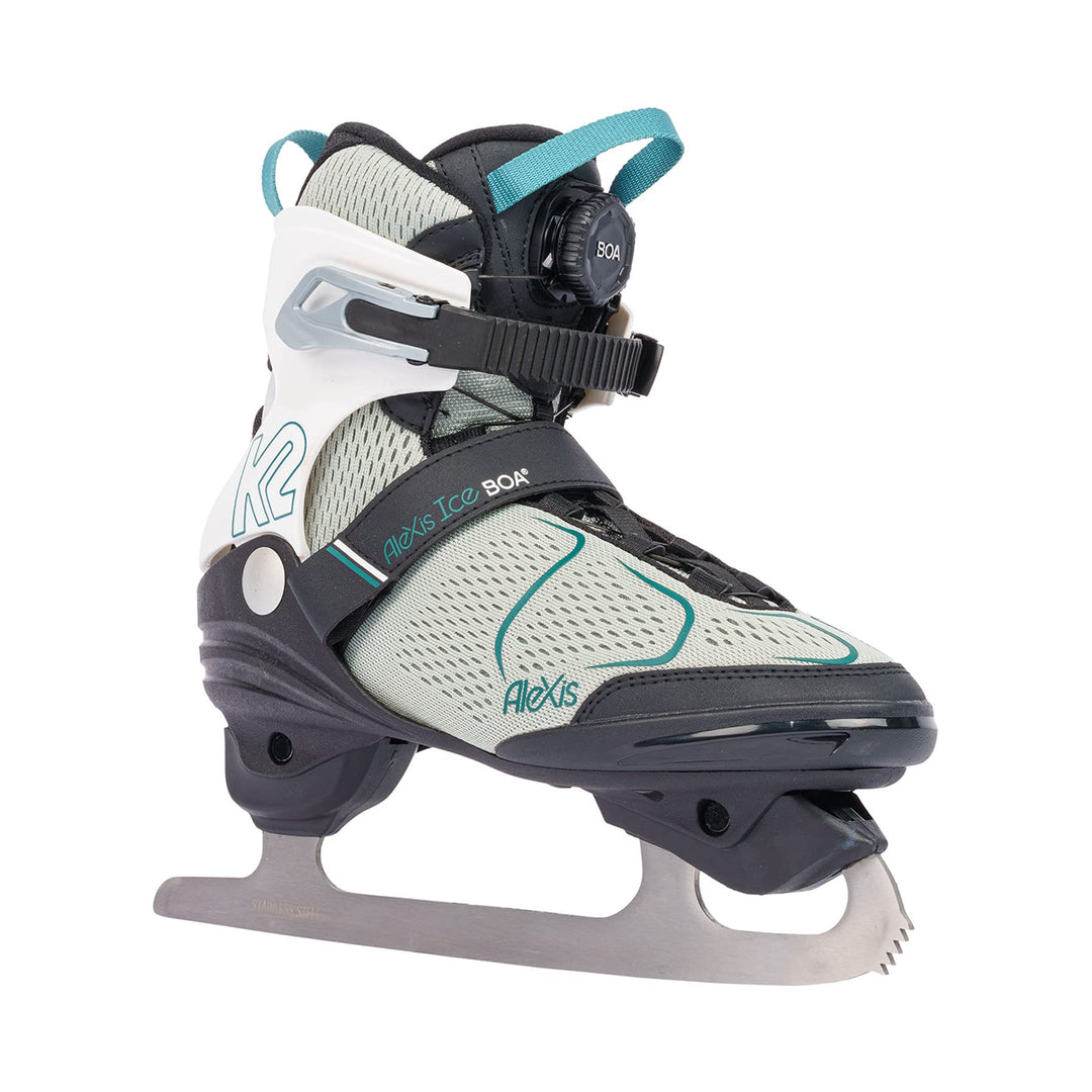 K2 Skates Damen Schlittschuhe ALEXIS ICE BOA FB , gray - blue, 25G0910 gray - blue EU: 36.5 (UK: 4 /